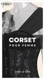 CORSET SEXY ÉPAULES DÉNUDÉES OAKLYN