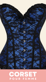 CORSET GOTHIQUE BUSTIER EN DENTELLE ARYA