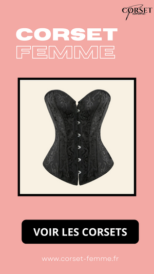 CORSET GRANDE TAILLE GOTHIQUE SARIAH