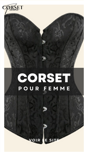 CORSET GRANDE TAILLE GOTHIQUE SARIAH