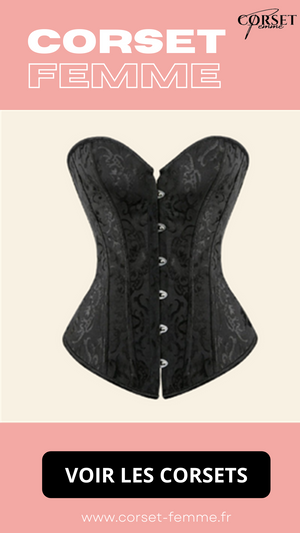 CORSET GRANDE TAILLE GOTHIQUE SARIAH