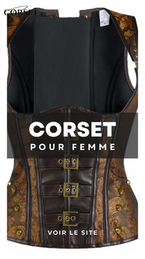 CORSET STEAMPUNK À BRETELLES LENNON