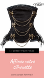 CORSET STEAMPUNK UNDERBUST GRANDE TAILLE GENEVIEVE