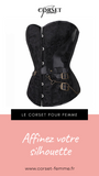 CORSET STEAMPUNK GRANDE TAILLE BAILEE