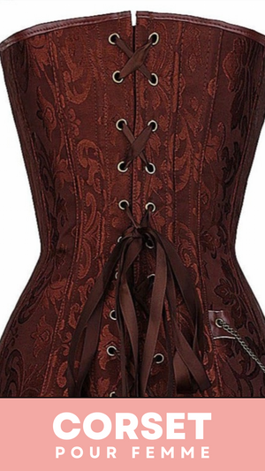 CORSET STEAMPUNK GRANDE TAILLE BRAELYN