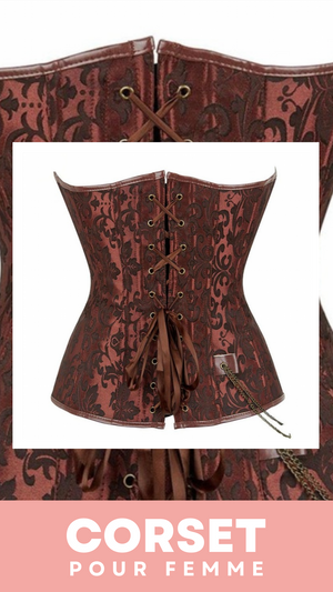 CORSET STEAMPUNK GRANDE TAILLE ITZAYANA