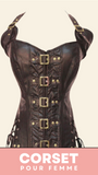 CORSET STEAMPUNK STYLE PIRATE GRANDE TAILLE LINDA