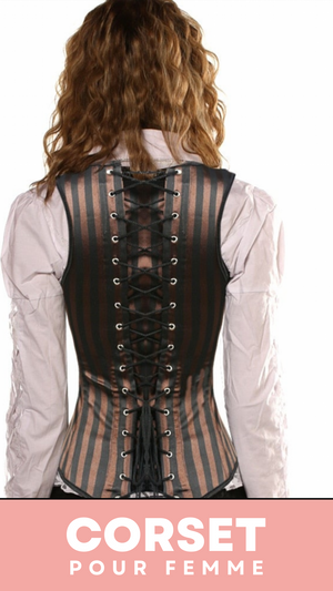 CORSET STEAMPUNK STYLE PIRATE GRANDE TAILLE SUMMER