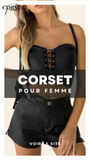 CORSET LATEX TOP COURT LENA