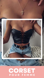CORSET LATEX TOP COURT LENA