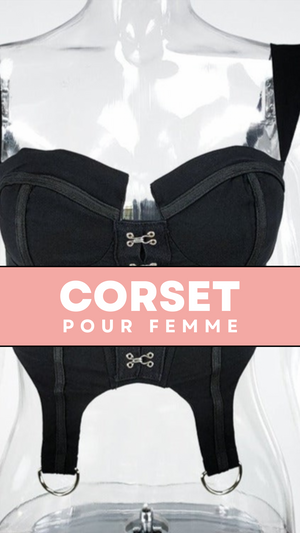 CORSET SEXY COURT À BRETELLES JENA