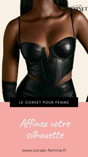 CORSET BUSTIER COURT EN LATEX ELLIE