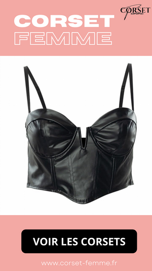 CORSET BUSTIER COURT EN LATEX ELLIE