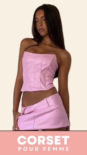 CORSET BUSTIER POUR FEMME EN LATEX LAILA
