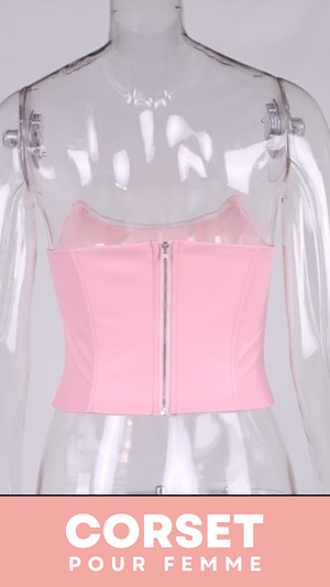 CORSET BUSTIER POUR FEMME EN LATEX LAILA