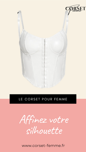 CORSET SEXY EN LATEX FAÇON CAMISOLE AMBER