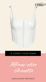 CORSET SEXY EN LATEX FAÇON CAMISOLE AMBER