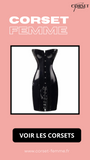ROBE CORSET EN LATEX NOIR JAMELA