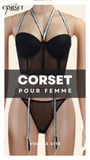 CORSET SEXY À CHAINES POUR FEMME