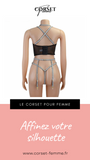 CORSET SEXY À CHAINES POUR FEMME