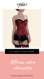 CORSET BUSTIER BURLESQUE AVEC PORTE-JARRETELLES BELLA