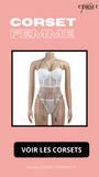 CORSET SEXY À CHAINES POUR FEMME