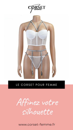 CORSET SEXY À CHAINES POUR FEMME