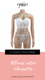 CORSET SEXY À CHAINES POUR FEMME