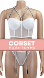 CORSET SEXY À CHAINES POUR FEMME