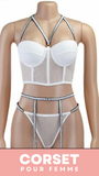 CORSET SEXY À CHAINES POUR FEMME
