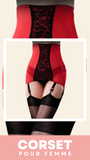 CORSET GAINE AMINCISSANTE AVEC PORTE-JARRETELLES ADELYNN