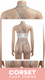 CORSET SEXY À CHAINES POUR FEMME