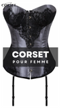 CORSET BUSTIER DENTELLE AVEC PORTE-JARRETELLES NINA