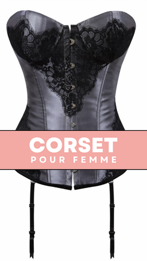 CORSET BUSTIER DENTELLE AVEC PORTE-JARRETELLES NINA