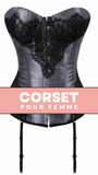 CORSET BUSTIER DENTELLE AVEC PORTE-JARRETELLES NINA
