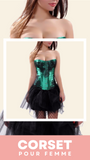 CORSET BUSTIER DENTELLE AVEC PORTE-JARRETELLES ELSIE