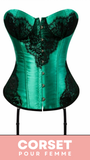 CORSET BUSTIER DENTELLE AVEC PORTE-JARRETELLES ELSIE