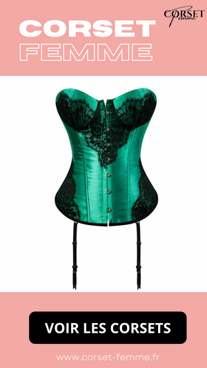 CORSET BUSTIER DENTELLE AVEC PORTE-JARRETELLES ELSIE