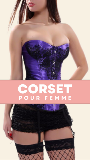 CORSET BUSTIER DENTELLE AVEC PORTE-JARRETELLES ZOEY