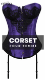 CORSET BUSTIER DENTELLE AVEC PORTE-JARRETELLES ZOEY