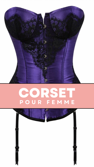 CORSET BUSTIER DENTELLE AVEC PORTE-JARRETELLES ZOEY