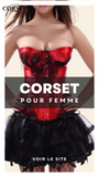 CORSET BUSTIER DENTELLE AVEC PORTE-JARRETELLES AMINA