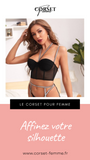 CORSET SEXY À CHAINES POUR FEMME