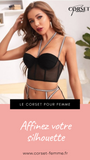 CORSET SEXY À CHAINES POUR FEMME