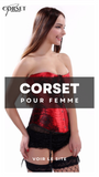 CORSET BUSTIER DENTELLE AVEC PORTE-JARRETELLES AMINA