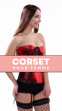 CORSET BUSTIER DENTELLE AVEC PORTE-JARRETELLES AMINA