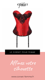 CORSET BUSTIER DENTELLE AVEC PORTE-JARRETELLES AMINA