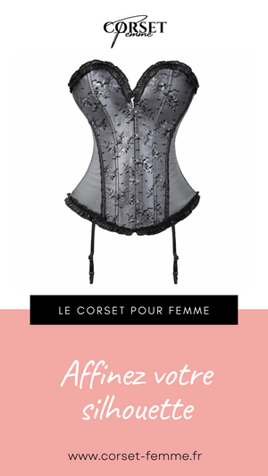 CORSET BUSTIER FLORAL AVEC PORTE-JARRETELLES ALISSON