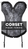 CORSET BUSTIER FLORAL AVEC PORTE-JARRETELLES ALISSON