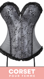 CORSET BUSTIER FLORAL AVEC PORTE-JARRETELLES ALISSON